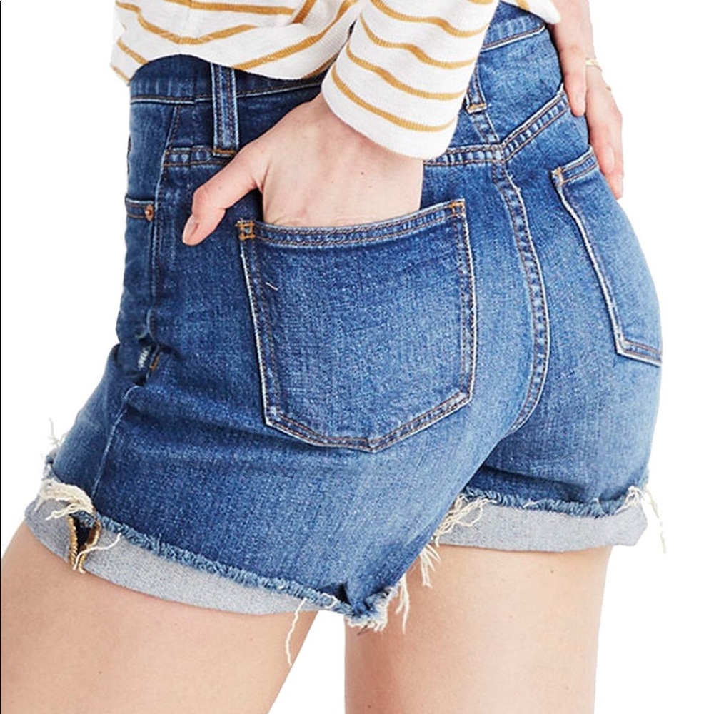 Madewell High Riser Denim Shorts Size 27